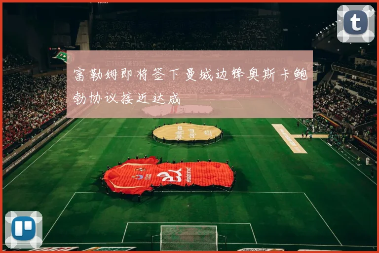 富勒姆即将签下曼城边锋奥斯卡鲍勃协议接近达成